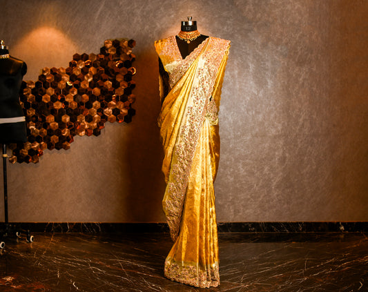 HANDEMBROIDERED PURE KANJIVARAM SAREE SS-1382